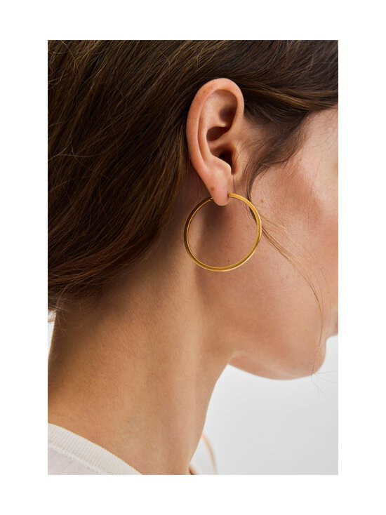 Pernille Corydon - Circle Line - kullatut korvakorut - BGP GOLD PLATED RECYCLED STERLING SILVER | Stockmann - photo 2