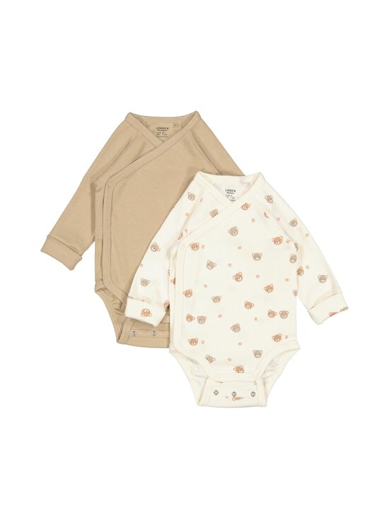Lindex - Ribbed Wrap -kietaisubody 2-pack - 4939 BEIGE - photo 1 Lindex - Ribbed Wrap -kietaisubody 2-pack - 4939 BEIGE | Stockmann - photo 1