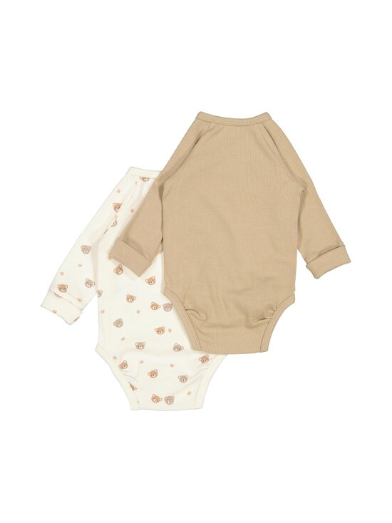 Lindex - Ribbed Wrap -kietaisubody 2-pack - 4939 BEIGE - photo 2 Lindex - Ribbed Wrap -kietaisubody 2-pack - 4939 BEIGE | Stockmann - photo 2