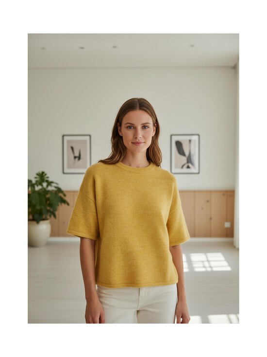 Selected - SlfLulu 2/4 O-neck džemperis - OCHRE DETAIL:MELANGE | Stockmann - photo 2