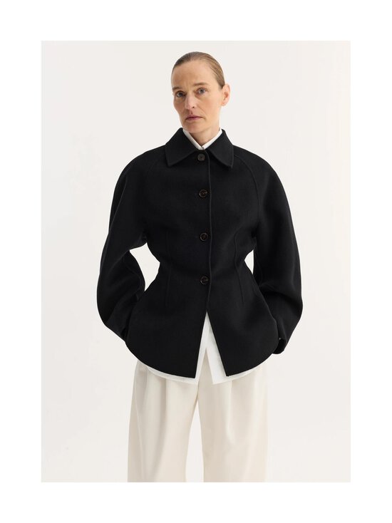 Róhe - Sculptural Double Faced -villakangastakki - 001_308 BLACK | Stockmann - photo 2