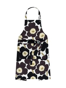 Marimekko - Pieni Unikko -esiliina - WHITE, DARK GREY, BEIGE | Stockmann