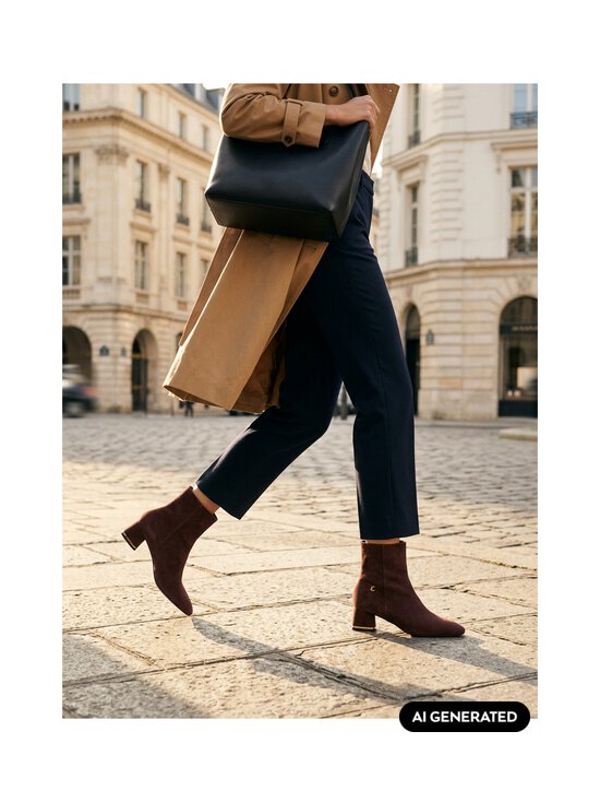 Coccinelle - Suede Leather -nilkkurit - R49 BERRY | Stockmann - photo 6