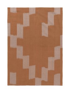 Ferm Living - Ikat virtuves dvielis 70 x 50 cm - TERRACOTTA/MIST BLUE | Stockmann