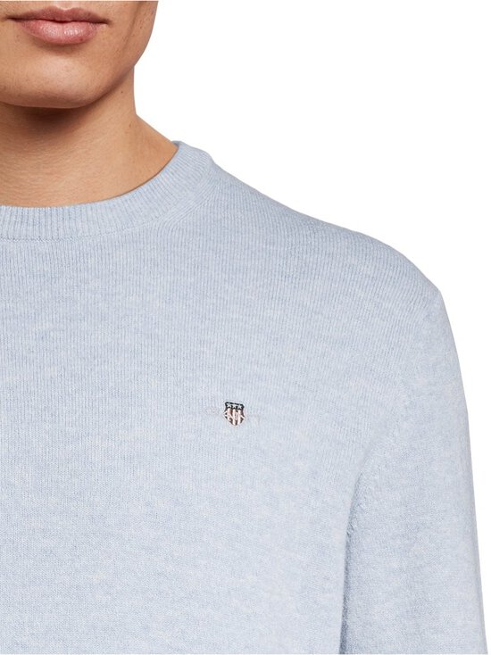 GANT - C-neck-villaneule - 498 ICE BLUE MELANGE | Stockmann - photo 4