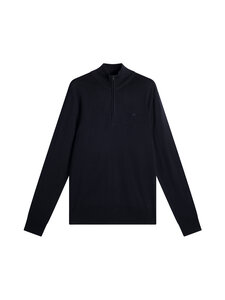 J.Lindeberg - Kampsun Merino Blend Half Zip - 6855 JL NAVY | Stockmann