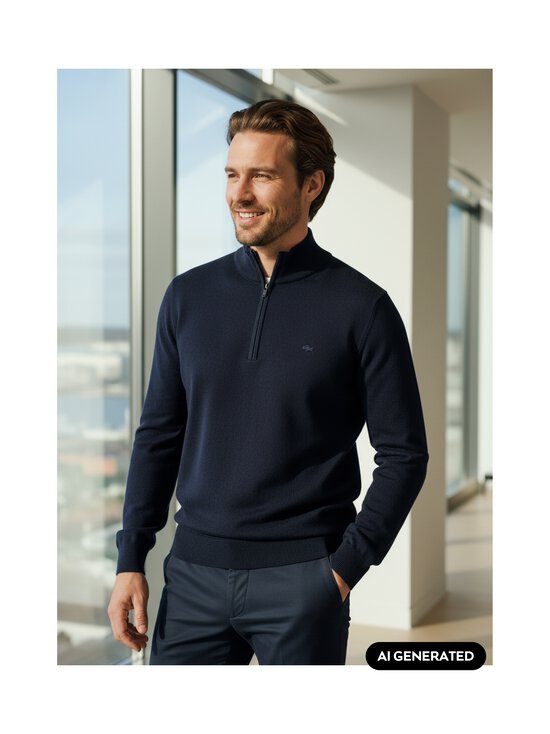 J.Lindeberg - Kampsun Merino Blend Half Zip - 6855 JL NAVY | Stockmann - photo 3