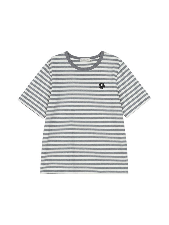 Tasaraita Unisex Unikko Kioski T-krekls