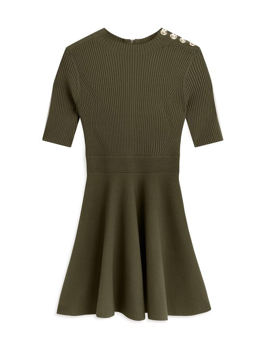 Ted Baker London - Lilano Button Detail Skater -ribbineulemekko - DK-GREEN | Stockmann - photo 1