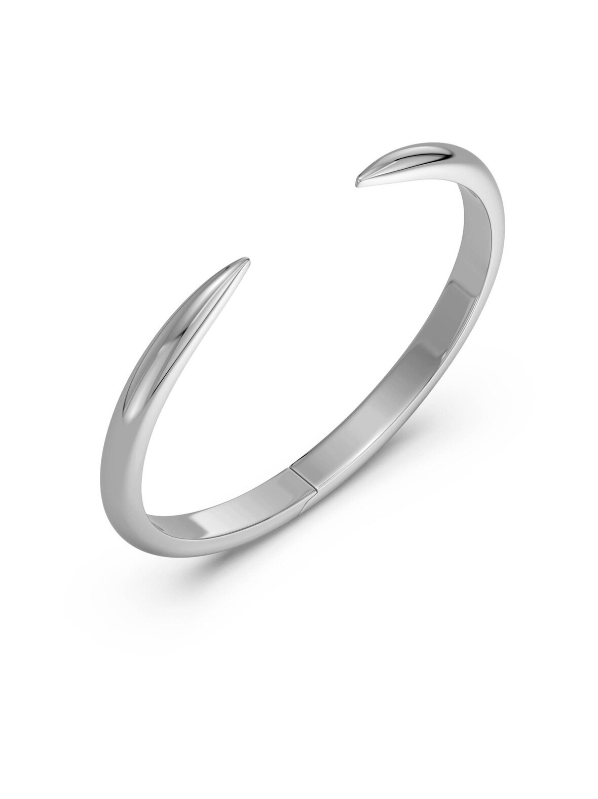 Crest Bangle Steel -rannekoru