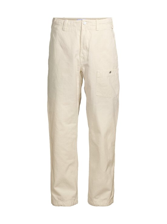 Stone Island - Slub Cotton Loose Fit -housut - V0093 IVORY | Stockmann - photo 1