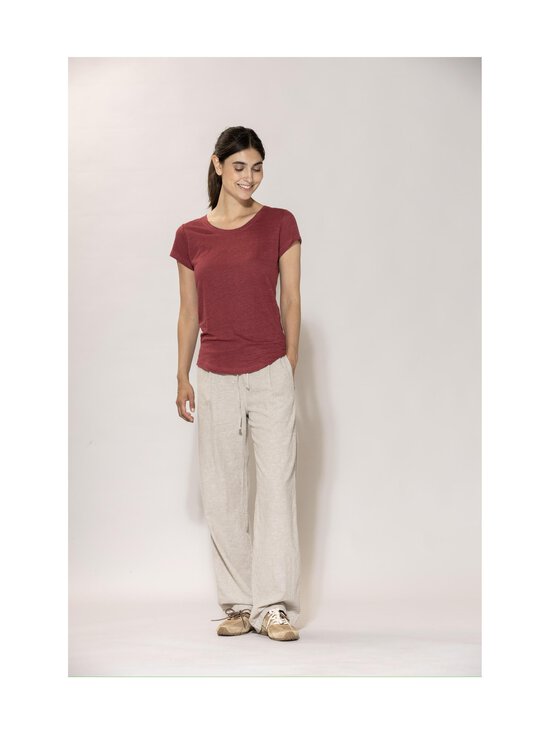 BLUE - Lotta- pellavainen t-paita - CRANBERRY | Stockmann - photo 2