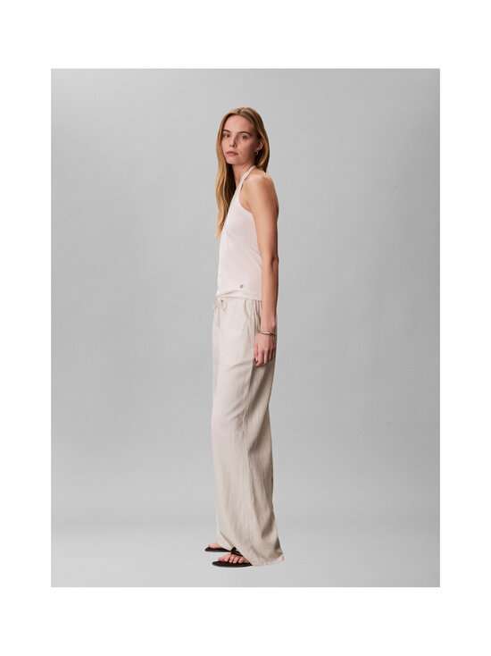 Calvin Klein Jeans - Weekend Casual -pellavasekoitehousut - 67U CHALK | Stockmann - photo 3