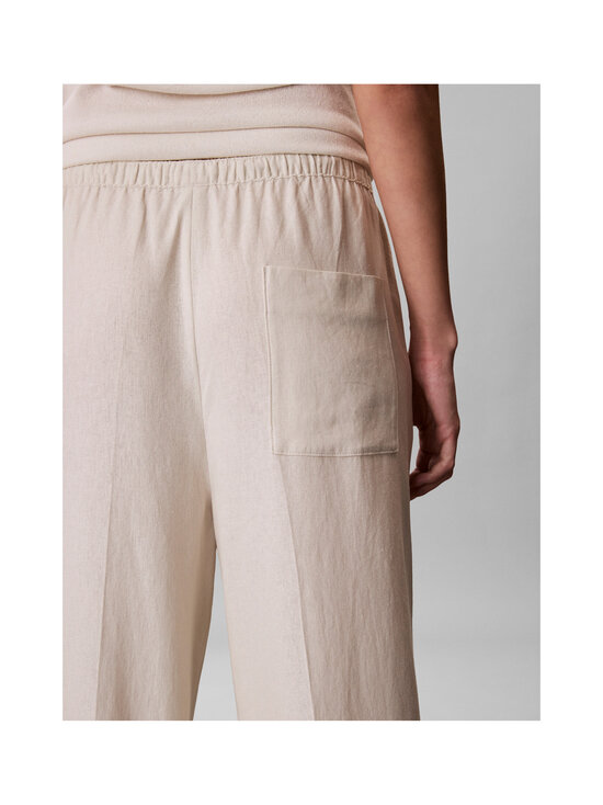 Calvin Klein Jeans - Weekend Casual -pellavasekoitehousut - 67U CHALK | Stockmann - photo 5