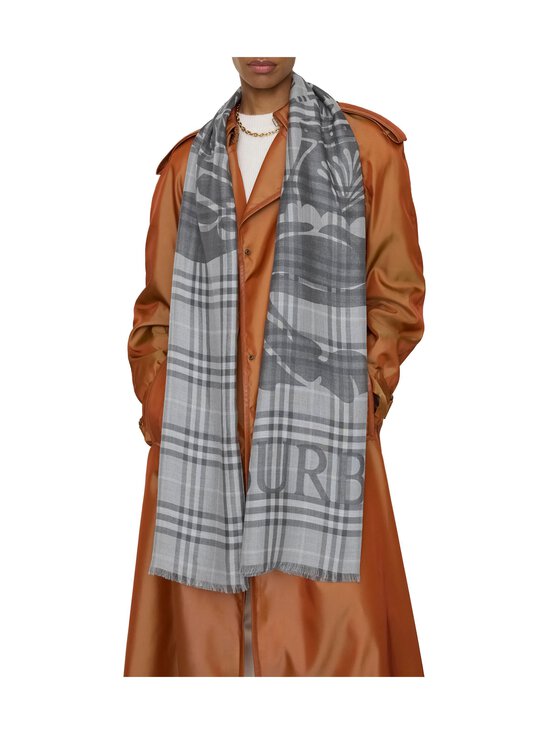 Burberry - Check-kaulahuivi - C3382 MITTEN GREY | Stockmann - photo 5