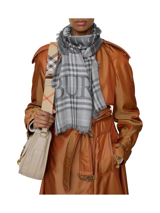 Burberry - Check-kaulahuivi - C3382 MITTEN GREY | Stockmann - photo 6