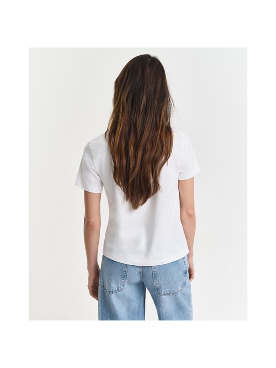 GANT - Regular Archive Shield t-paita - 110 WHITE | Stockmann - photo 3
