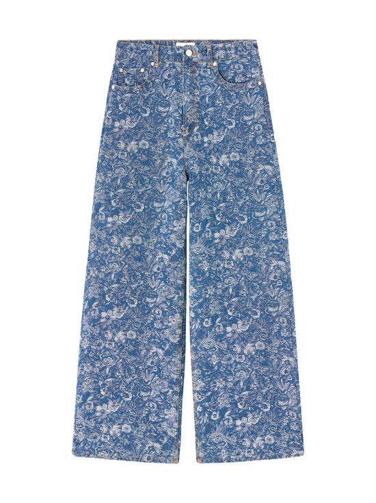 Ganni - Tapestry Baggy -farkut - 566 MID BLUE STONE | Stockmann - photo 1