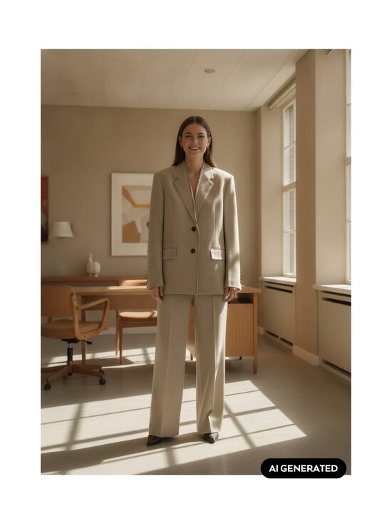 TOTEME - Raw Lapel -kevyt takki - 072 BEIGE | Stockmann - photo 2