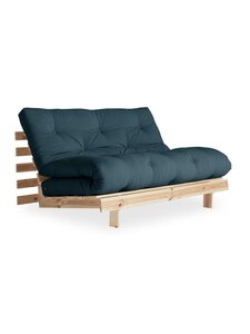 Karup - Roots-futonsohva petrol blue/mänty L 140 cm - BLUE | Stockmann