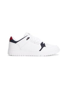 Tommy Hilfiger - Tennised Basket Core Light Leather Mix - YBS WHITE Tommy Hilfiger - Tennised Basket Core Light Leather Mix - YBS WHITE | Stockmann