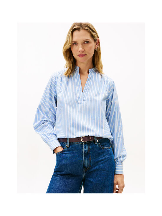 Tommy Hilfiger - Poplīna krekls - 0A6 AMERICAN CLASSIC STP CLEAR WATER | Stockmann - photo 4