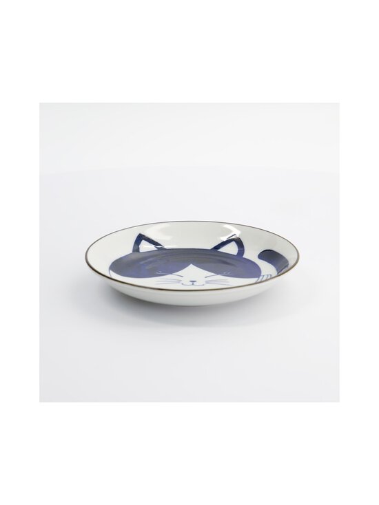 Tokyo Design Studio - Kawaii Neko Round -posliinilautanen - BLUE/WHITE | Stockmann - photo 2