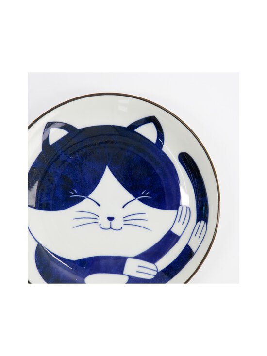 Tokyo Design Studio - Kawaii Neko Round -posliinilautanen - BLUE/WHITE | Stockmann - photo 4
