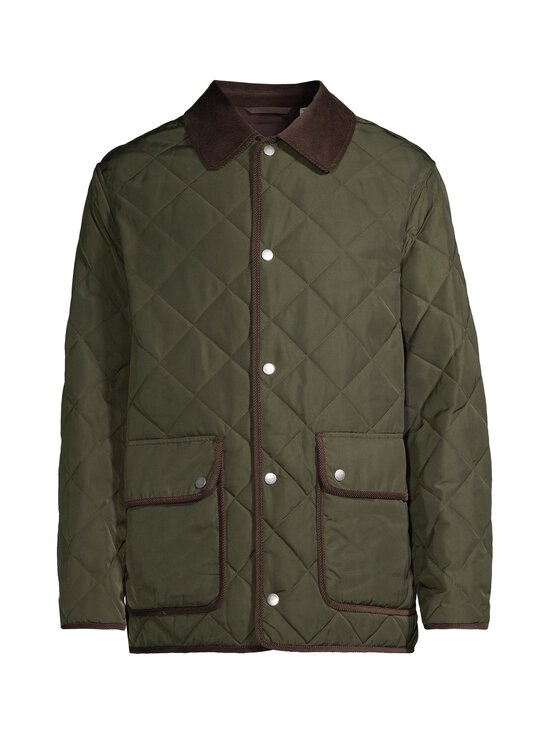 GANT - Tepitud jope Quilted Fleece - 368 DARK MOSS GREEN | Stockmann - photo 1