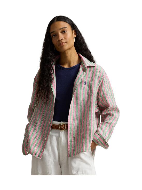 Polo Ralph Lauren - Long Sleeve Button Front -paita - 1999 BERRY GREEN MULTI | Stockmann - photo 2