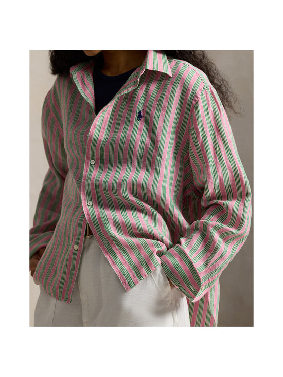 Polo Ralph Lauren - Long Sleeve Button Front -paita - 1999 BERRY GREEN MULTI | Stockmann - photo 4