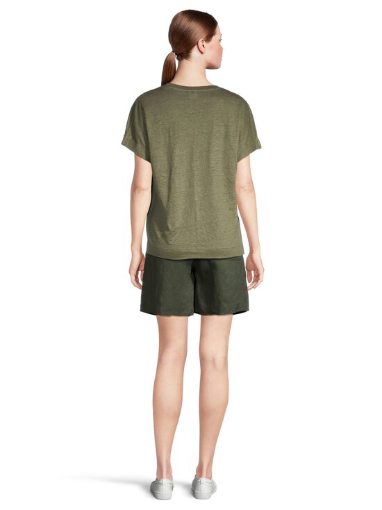 NOOM - Linane pluus Anette V-neck - LT.KHAKI GREEN - photo 3 NOOM - Linane pluus Anette V-neck - LT.KHAKI GREEN | Stockmann - photo 3