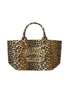 Ganni - Medium Trapeze Shopper Printed -shopperi - 859 ALMOND MILK | Stockmann