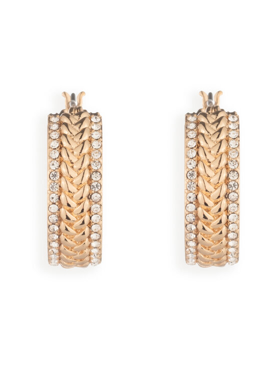Lauren Ralph Lauren - Emellie Herringbone Pave -korvarenkaat - GLD/ CRY | Stockmann - photo 1
