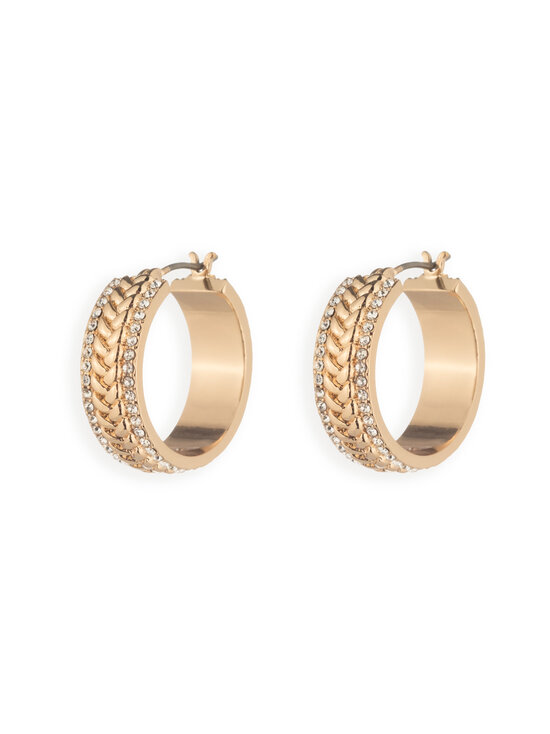 Lauren Ralph Lauren - Emellie Herringbone Pave -korvarenkaat - GLD/ CRY | Stockmann - photo 2