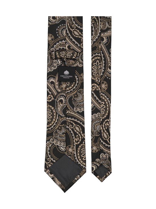 Amanda Christensen - Classic Paisley zīda kaklasaite - 999 BLACK | Stockmann - photo 2