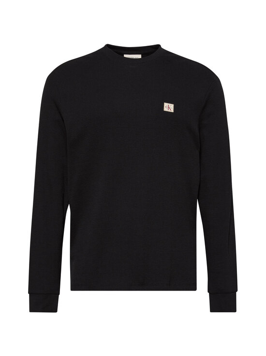 Calvin Klein Jeans - Pusa Waffle Badge Crewneck - UB1 BLACK | Stockmann - photo 1