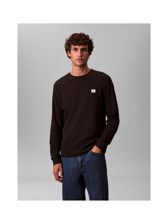 Calvin Klein Jeans - Pusa Waffle Badge Crewneck - UB1 BLACK | Stockmann - photo 2