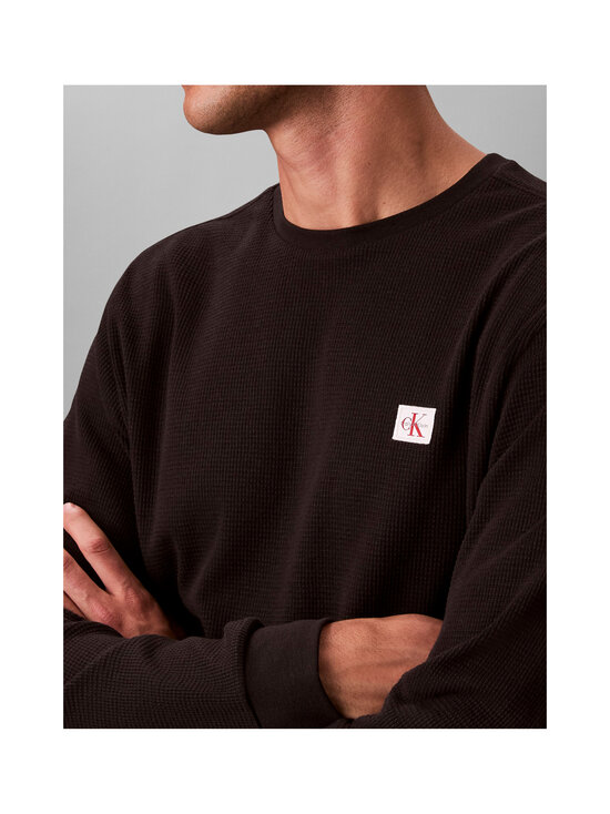 Calvin Klein Jeans - Pusa Waffle Badge Crewneck - UB1 BLACK | Stockmann - photo 4