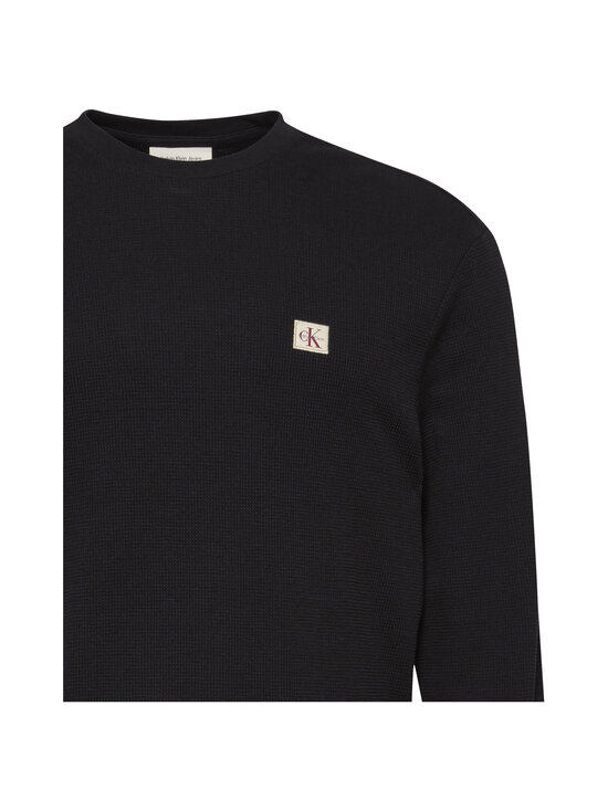 Calvin Klein Jeans - Pusa Waffle Badge Crewneck - UB1 BLACK | Stockmann - photo 7