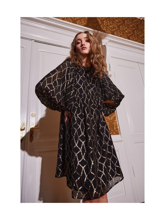 BRUUNS BAZAAR - Csome Sarina -mekko - BLACK W GOLD PRINT - photo 4 BRUUNS BAZAAR - Csome Sarina -mekko - BLACK W GOLD PRINT | Stockmann - photo 4
