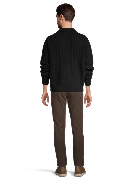 Filippa K - Vetoketjullinen ribbineuletakki - NULL BLACK BLACK | Stockmann - photo 3