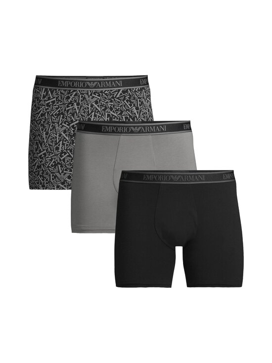 Emporio Armani - Bokseršorti 3 iepak. - MC198 BLK/BLK-SHADE/SHADE - photo 1 Emporio Armani - Bokseršorti 3 iepak. - MC198 BLK/BLK-SHADE/SHADE | Stockmann - photo 1