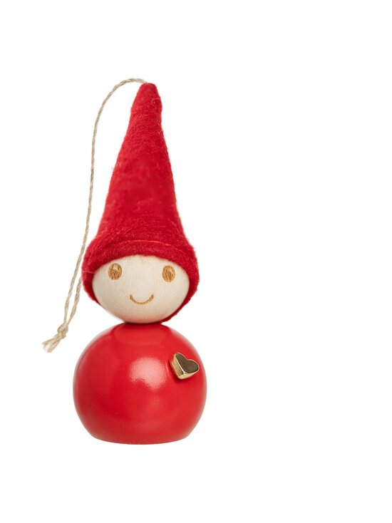 Aarikka - Tonttu Sydän -kuusenkoriste - C600 RED | Stockmann - photo 1