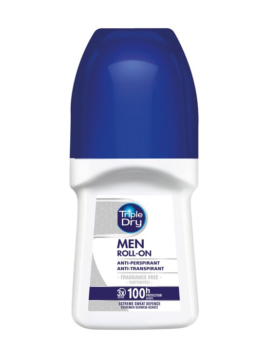Triple Dry - Triple Dry 100H Men Antiperspirant Roll On, Fragrance-Free 50 ml - NOCOL | Stockmann - photo 1