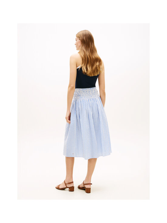 Tommy Hilfiger - Seelik Swimshop Seersucker Smocked - 0X9 THIN BANKER STP BLUE SPELL/WHITE | Stockmann - photo 3