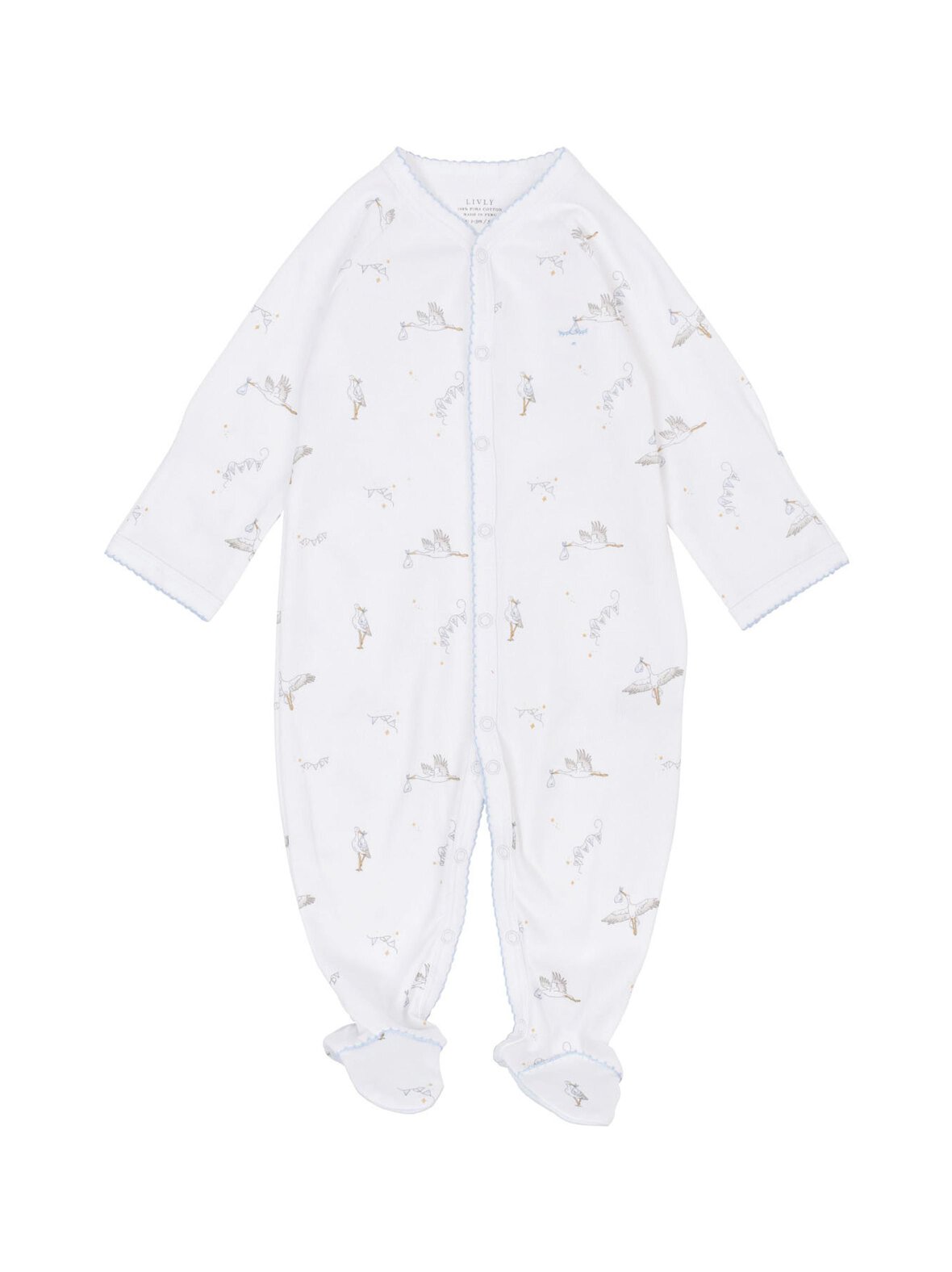 LIVLY Storks simplicity footie -potkupuku