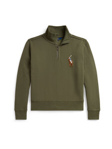 Polo Ralph Lauren - Knit-half Zip -collegepaita - 001 CRUISE OLIVE | Stockmann