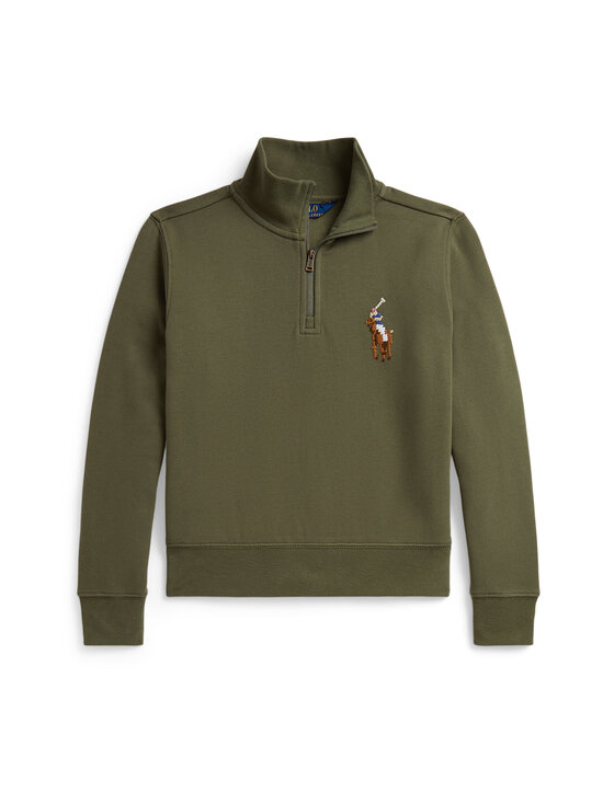 Polo Ralph Lauren - Knit-half Zip -collegepaita - 001 CRUISE OLIVE | Stockmann - photo 1