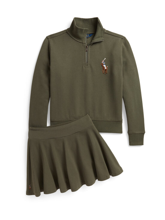 Polo Ralph Lauren - Knit-half Zip -collegepaita - 001 CRUISE OLIVE | Stockmann - photo 3